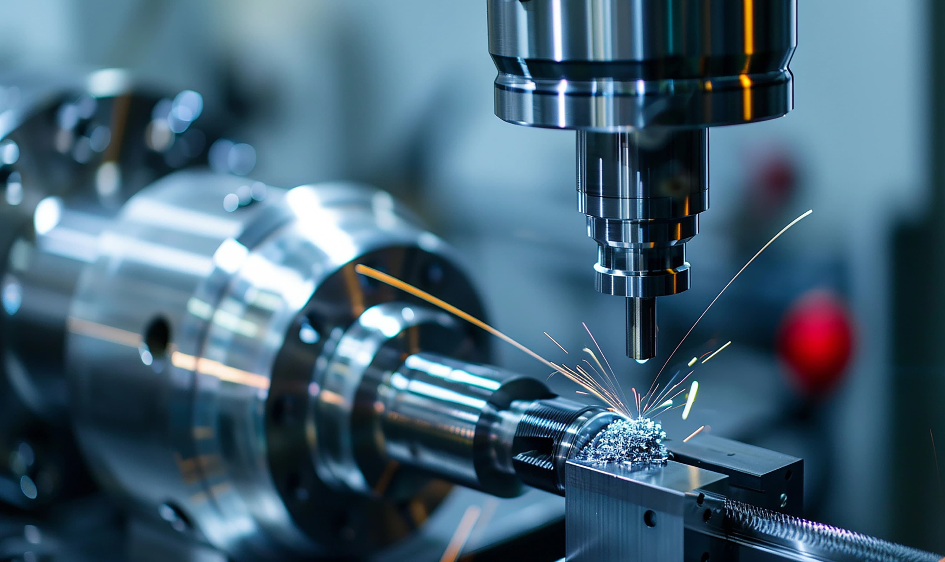 8-axis robotic flight-forming machine producing custom helical flights